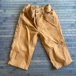 CARHARTT Infant/Toddler Canvas Dungaree Brown Size 12-months